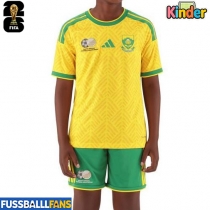 Südafrika Heimtrikotsatz Kinder WM 2026 Kurzarm (+ Kurze Hosen)